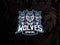 Wolves mascot sport logo design