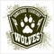 Wolves - military label, badges and design