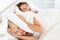 Woman awaken by her husband\'s snoring