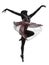 Woman ballerina ballet dancer dancing silhouette