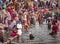 Woman Bathing On The Ganges River