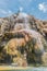 Woman bathing ma\'in hot springs waterfall jordan