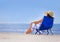 Woman at beach