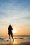 WOman on the beach in Ao Nang Krabi