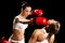 Woman boxing