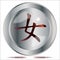 Woman Button Chinese Character