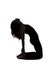 Woman in Camel pose, silhouette