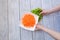 Woman with Carrot Plate