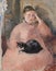 Woman with a Cat, painting by Eduard Monet