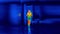 Woman changing clothes  IR Infrared Thermal imaging