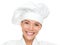 Woman chef, cook or baker portrait isolated