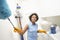 Woman Cleaning Bathroom