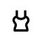 Woman clothes icon. Fashion sign