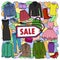 Woman Clothes Sale Pattern
