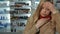 Woman comes to drugstore with cold