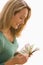 Woman Counting Cash