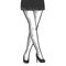 Woman crossed legs in short sexy skirt sketch