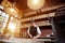 Woman cutting knead in restaurant