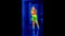 Woman dancing IR Infrared Thermal image