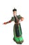 Woman dancing national Buryat dance