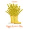 Woman day 8 March holiday card. Spring floral vector illustration. Bouquet of yellow forsythia flowers in rain boots