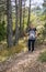 Woman doing hiking