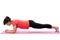 Woman doing plank exercise