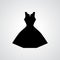 Woman Dress Icon Isolated or Gown Symbol