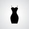 Woman Dress Icon Isolated or Gown Symbol