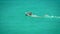 Woman enjoying a swim at Greek island