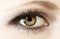 Woman eye closeup