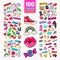 Woman Fashion Stickers Collection with Accessories and Clothes. Girlish Badges Embroidery