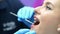 Woman Getting Dental Consultation