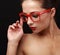woman glasses closeup eyes pictures