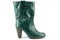 Woman green boot