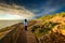 Woman at Hallett Cove boardwalk