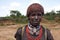 Woman from hamar tribe - Ethiopia, africa. 23.12.2009