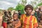 Woman from the Hamar tribe with her child in Ethiopia