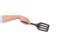 Woman hand holding a kitchen spatula