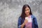 Woman hands holding coffee mug or cup.young happy female drink