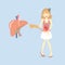 Woman having stomachache and liver anatomy, health care, liver disease concept
