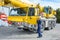 Woman with heavy equipment