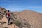 Woman hiking the King Canyon Trail, Arizona.