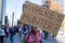 Woman Holds `Where`s Hunter` Sign at a Stop the Steal Rally