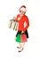 Woman holiday shopper