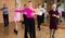 woman horeografer dances paso doble