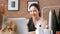 Woman influencer shoot live streaming vlog review vivancy skincare
