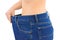 Woman and jeans - slimming