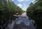 Woman kayaking on Fisheating Creek, Florida.