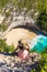 Woman at Kelingking Beach in Nusa Penida